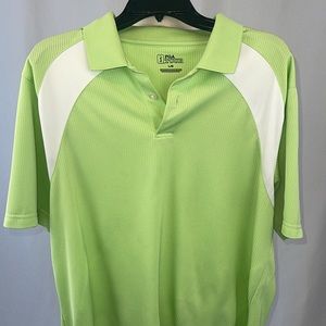 PGA Tour 2 button placket, short sleeve Men’s Golf Shirt - Large